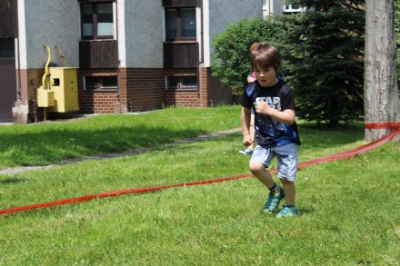 Sportowe zacięcie towarzyszyło wszystkim uczestnikom