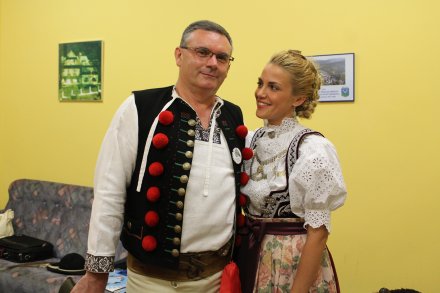 Prowadzący koncerty Aneta Legierska i Zbigniew Czyż