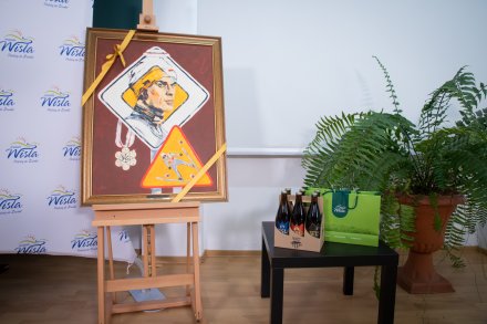 Pamiątkowy obraz i upominki dla Piotra