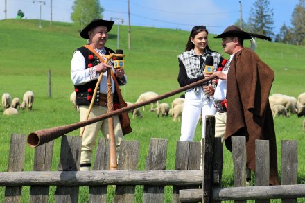 Stanisław Cieślar opowiadający o trombicie