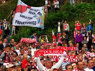 Kibice na skoczni im. Adama Małysza - Fot. Jerzy Kleszcz/PZN