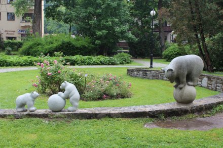 Rodzina niedźwiadków ponownie w komplecie