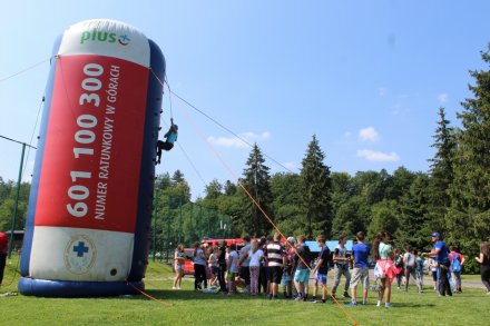 Ścianka wspinaczkowa od GOPR-u