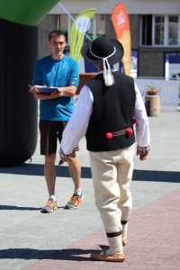 Wislański akcent podczas biegu