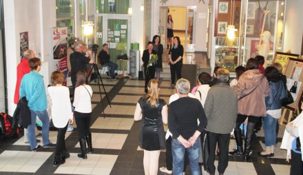 Rozpoczęcie wernisażu Hanka Działa