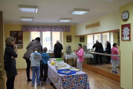 Poczęstunek dla uczestników wernisażu