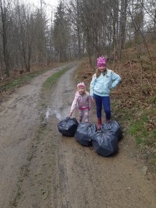 Sprzątanie Wisły/fot. Ilona Szarzec