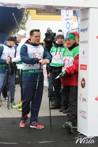 Tomasz Bujok na starcie biegu