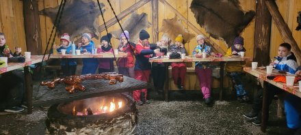 Kiełbaski na kuligu