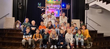 Uczniowie kl. I w Bibliotece Miejskiej