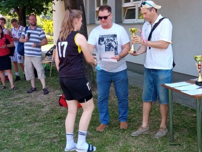 Wręczenie odbioru pucharów