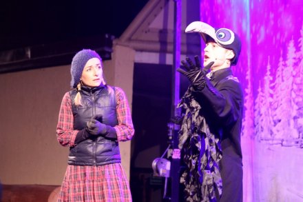 Fragment spektaklu muzycznego "Królowa Śniegu"