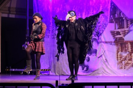 Fragment spektaklu muzycznego "Królowa Śniegu"