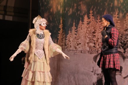 Fragment spektaklu muzycznego "Królowa Śniegu"