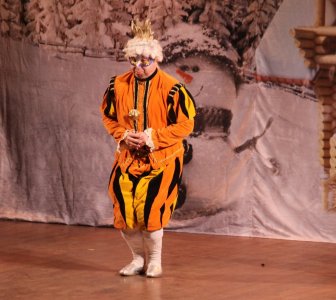 Fragment spektaklu muzycznego "Królowa Śniegu"