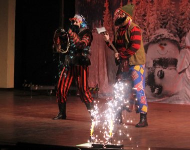 Fragment spektaklu muzycznego "Królowa Śniegu"