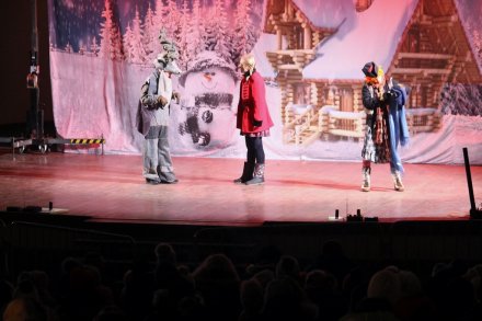Fragment spektaklu muzycznego "Królowa Śniegu"