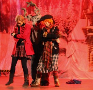 Fragment spektaklu muzycznego "Królowa Śniegu"