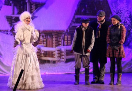 Fragment spektaklu muzycznego "Królowa Śniegu"