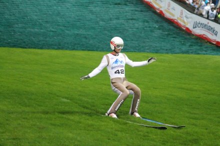 Jakub Janda po lądowaniu