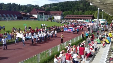 Fragment ceremonii otwarcia mistrzostw