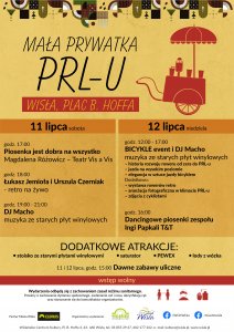 Plakat z programem Mała Prywtaka PRL