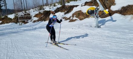 Martyna Michałek w trakcie zawodów