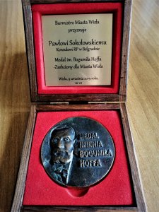 Medal imienia Bogumiła Hoffa - Zasłużony dla Miasta Wisła