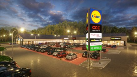 Wizualizacja Metro Park w Wiśle