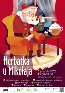 Herbatka u Mikołaja - plakat