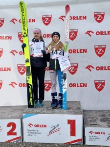 Oliwia Bury na podium