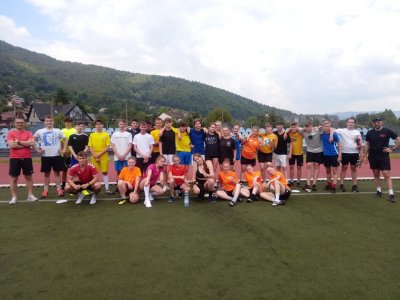 Obóz sportowy uczniów wiślańskiego liceum