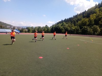 Obóz sportowy uczniów wiślańskiego liceum