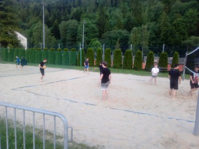 Obóz sportowy uczniów wiślańskiego liceum