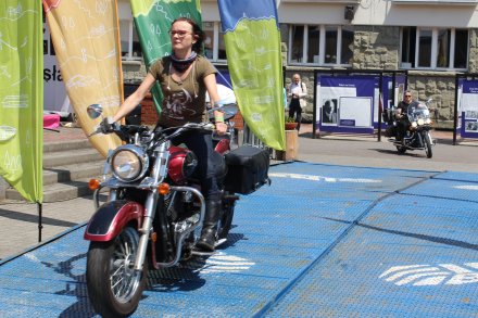 Prezentacja na motocyklach