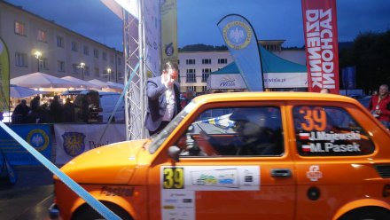 Inauguracja Rajdu Wisły na Placu Hoffa