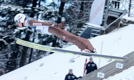 Aleksander Zniszczoł w locie