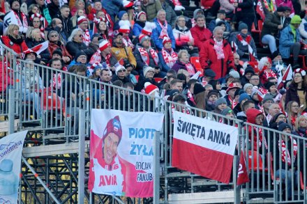 Publiczność na skoczni w Wiśle