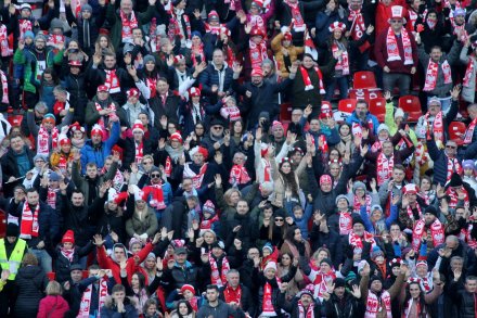 Publiczność na skoczni w Wiśle