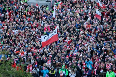 Publiczność na skoczni w Wiśle