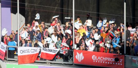 Publiczność na skoczni w Wiśle