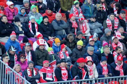 Publiczność na skoczni w Wiśle