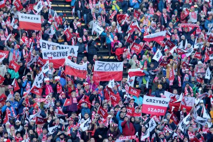 Publiczność na skoczni w Wiśle