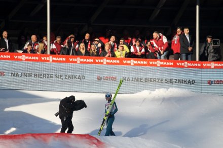 Kamil Stoch po swoim skoku