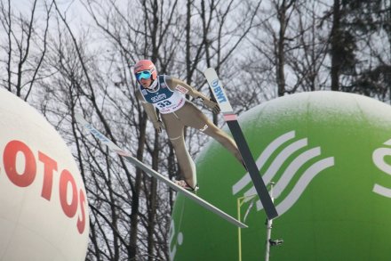 Dawid Kubacki w locie