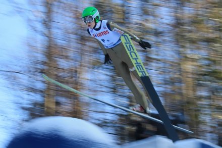 Przedskoczek w locie