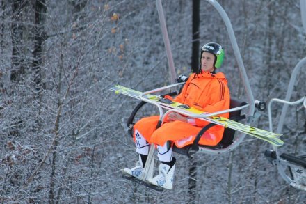 Peter Prevc na wyciągu