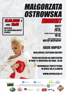 Plakat koncert Małgorzata Ostrowska