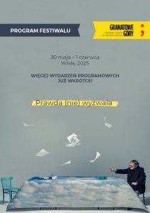plakat V Festiwalu Słowa im. Jerzego Pilcha Granatowe Góry