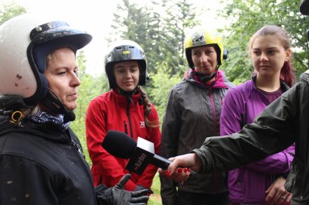 Wywiady na trasie rajdu